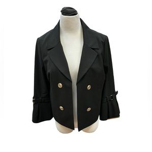 The Limited Women’s Black Blazer Jacket Bell Sleeves Size 10‎